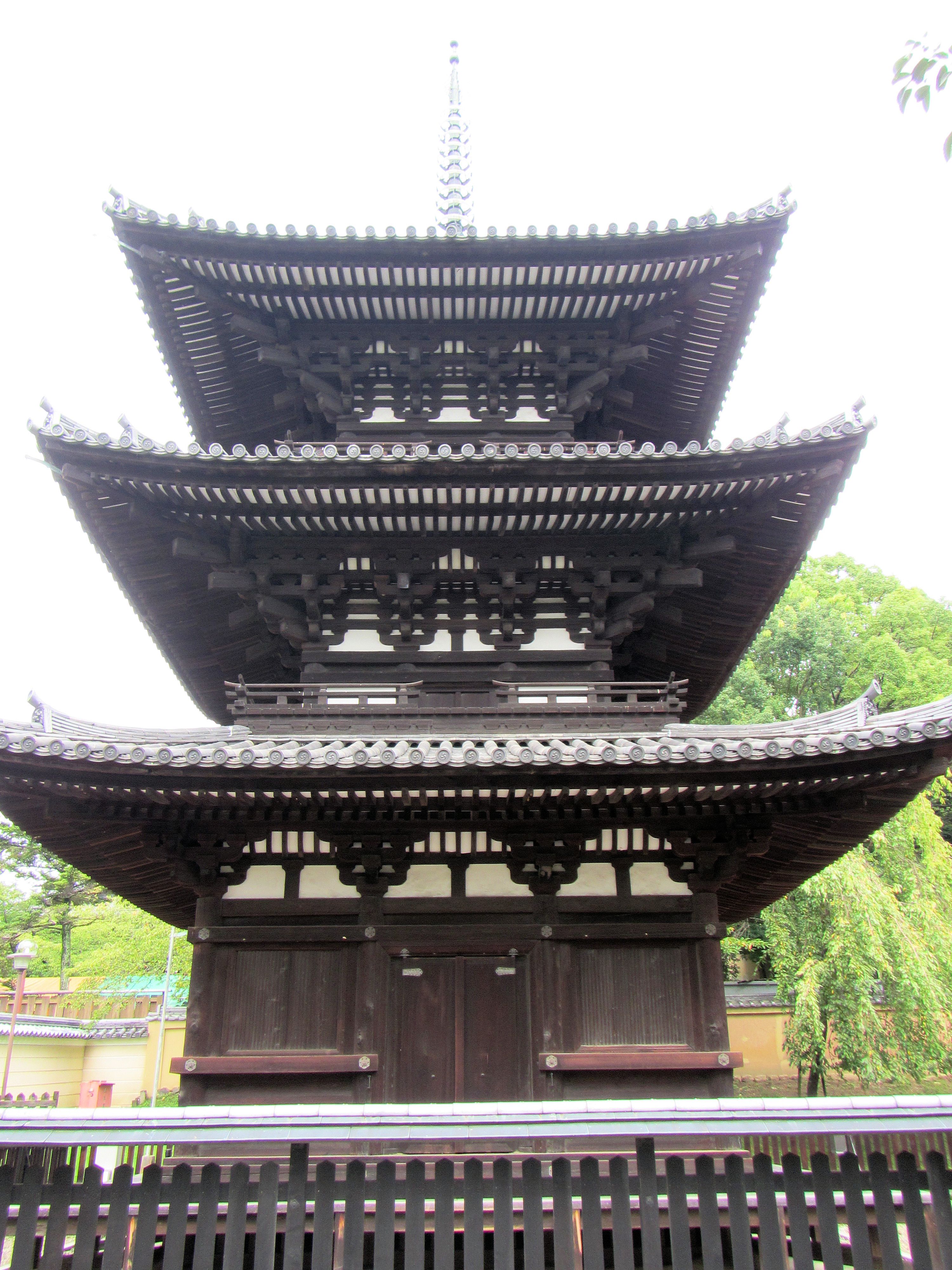 Pagoda and temple grounds at Kofuku-ji in Nara